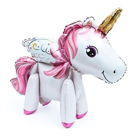 Ayaklı Unicorn Folyo Balon