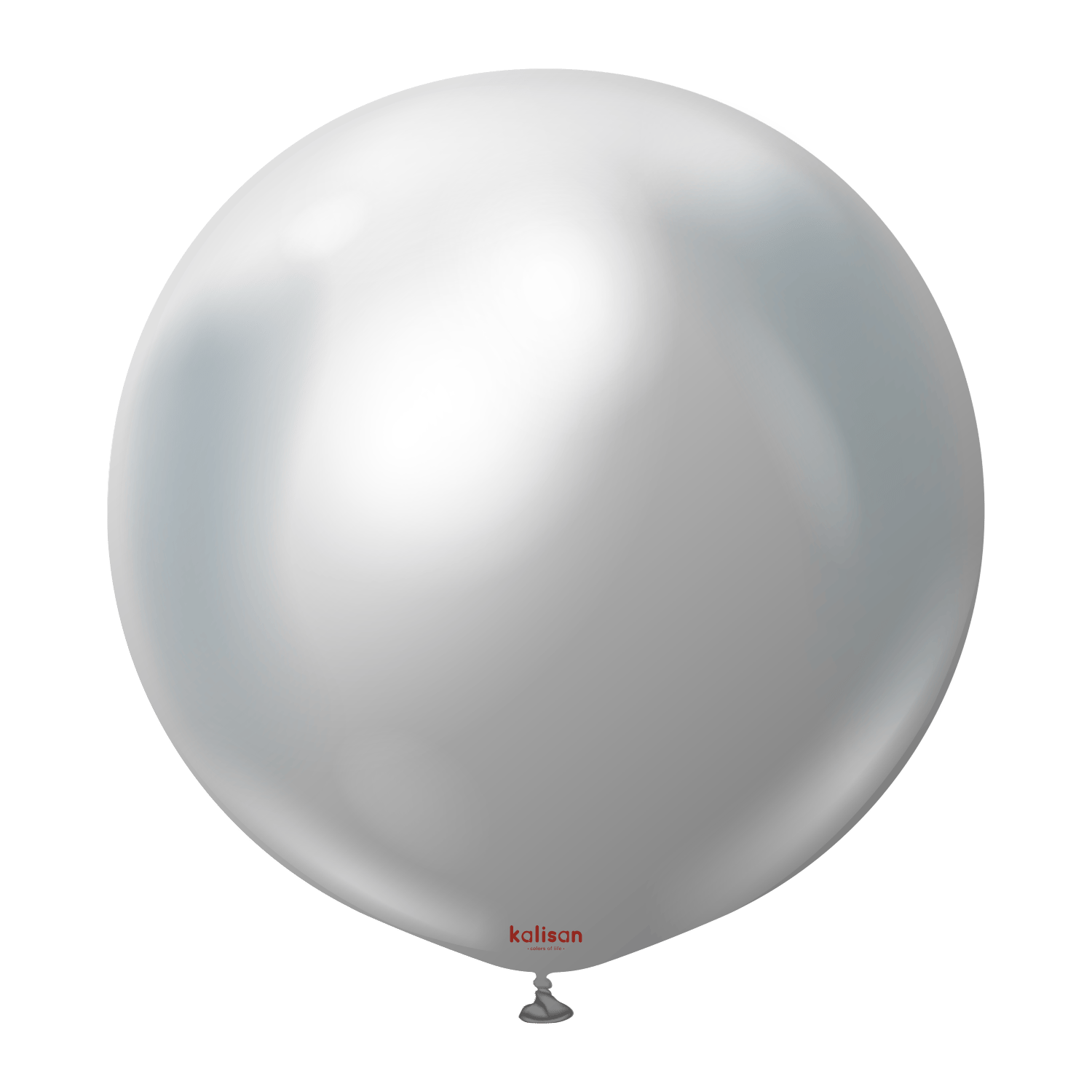 Büyük Gümüş Krom Balon