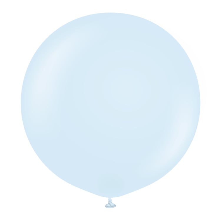 Büyük Makaron Bebe Mavi Balon
