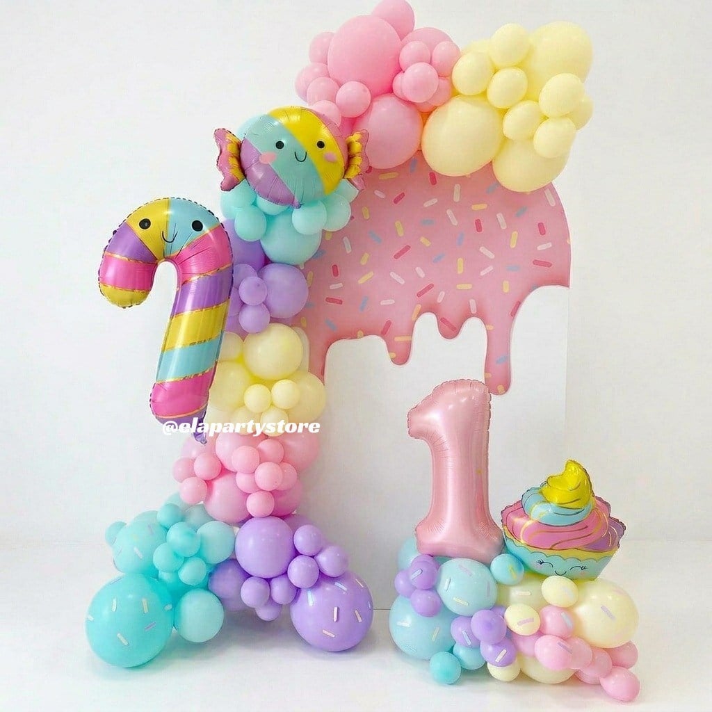 CANDY LAND FOLYO ZİNCİR BALON KONSEPT