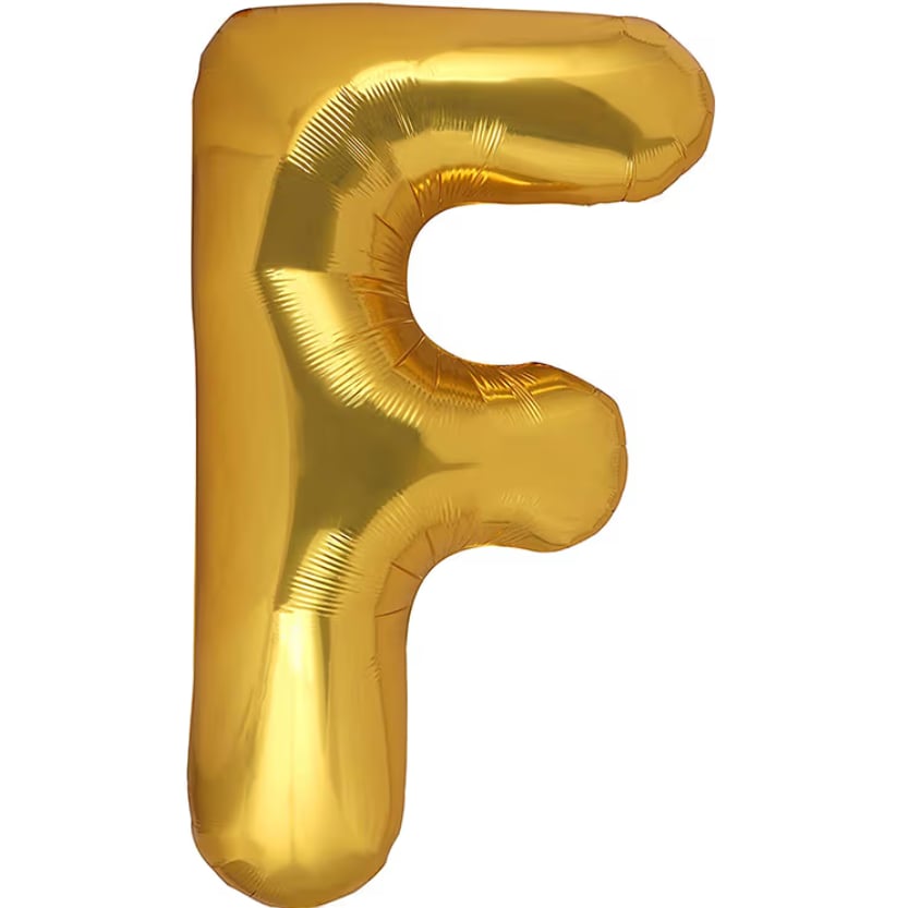 F Gold Harf Folyo Balon