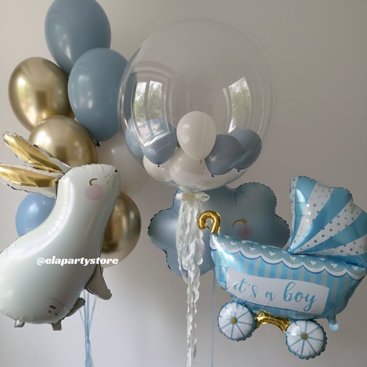GÖK MAVİŞ HOŞ GELDİN FOLYO BALON KONSEPT