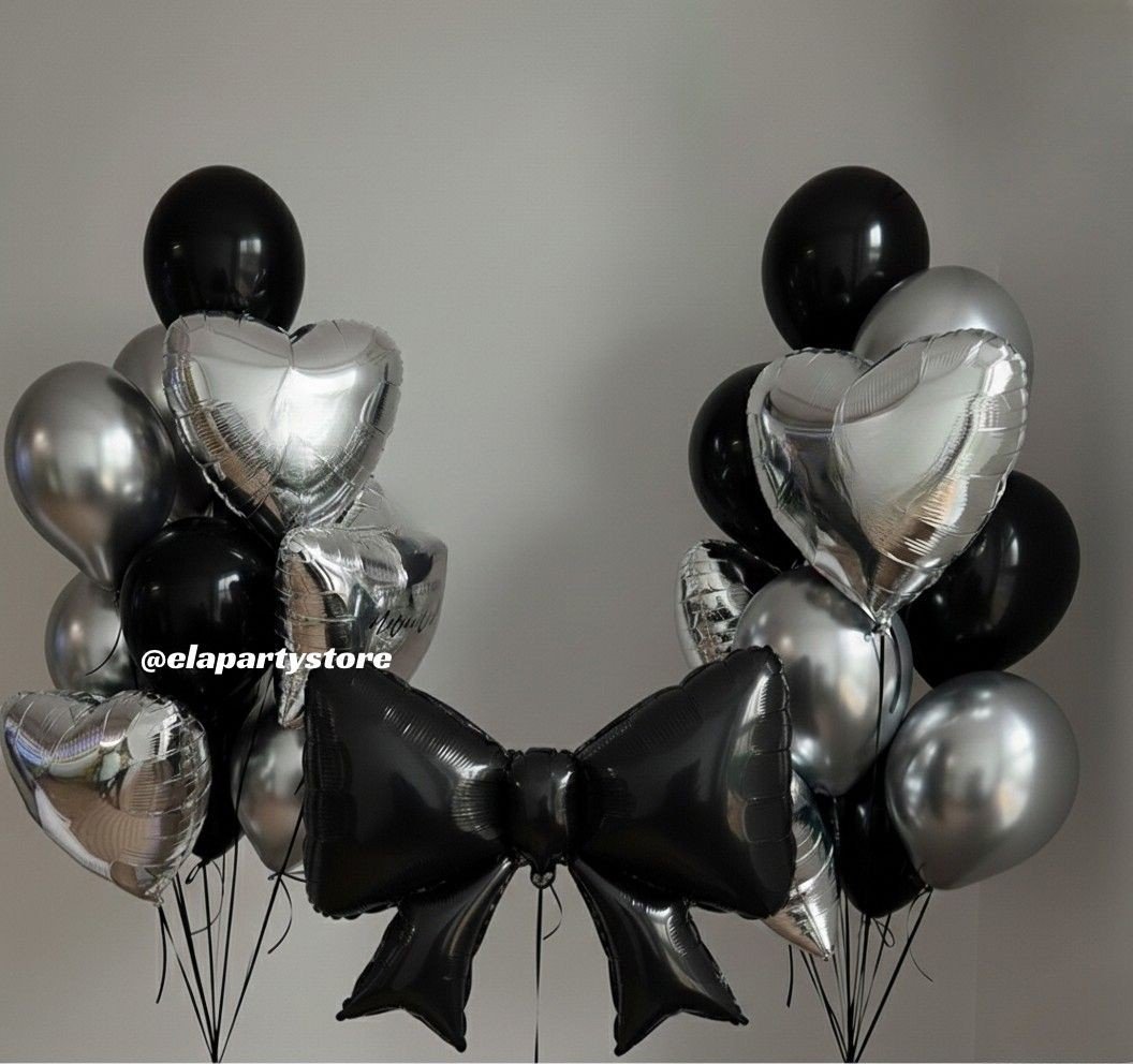 GÜMÜŞ GÖLGE FOLYO BALON KONSEPT