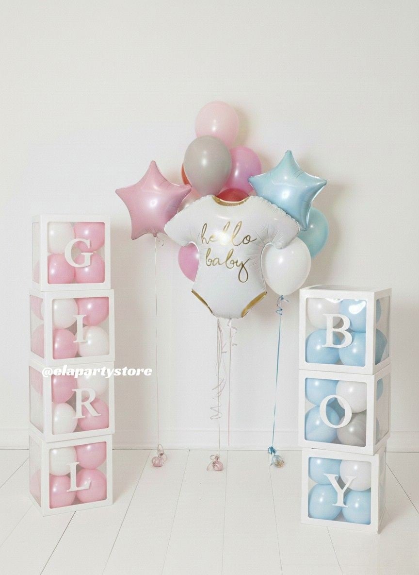 HELLO BABY CİNSİYET PARTİSİ BALON KONSEPT