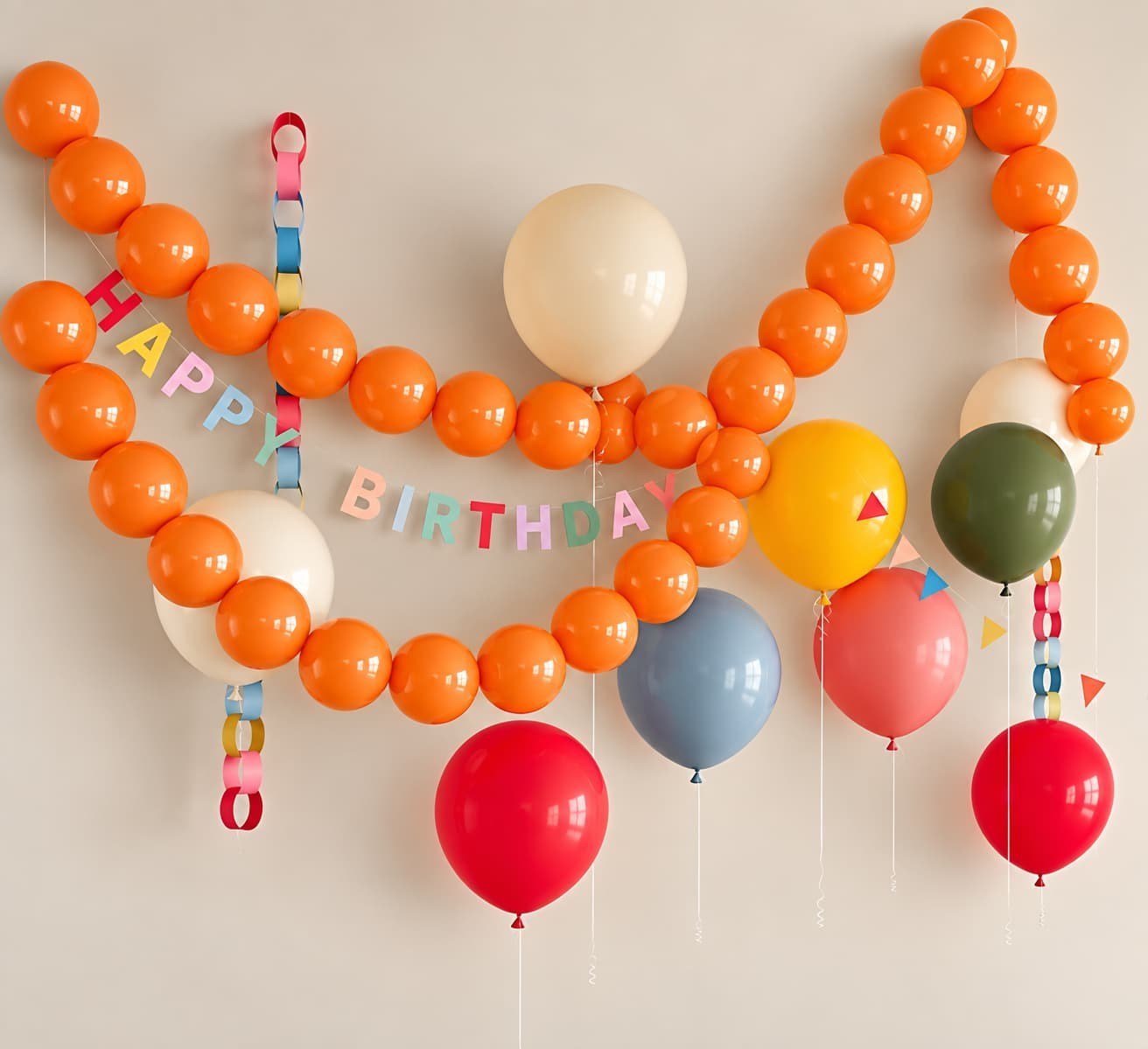Kalisan Turuncu K Link Balon (5 Adet)