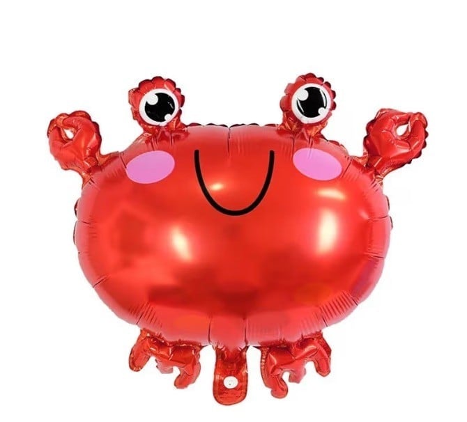 Kırmızı Yengeç Folyo Balon
