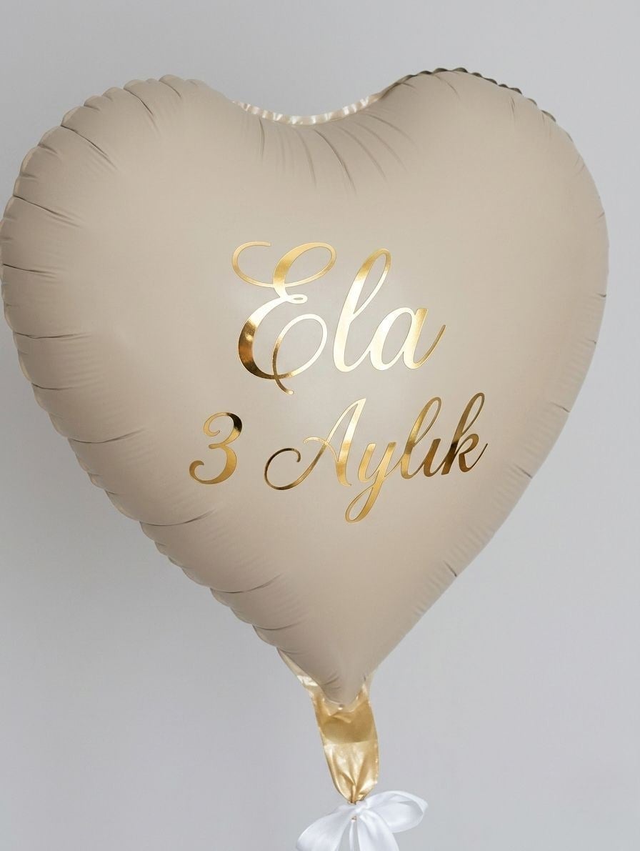 Kişisel Kalp Folyo Balon