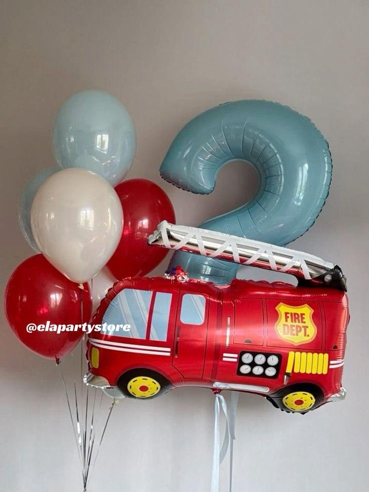 MİNİK İTFAİYE ŞEFİ FOLYO BALON KONSEPT MİNİK İTFAİYE ŞEFİ FOLYO BALON KONSEPT