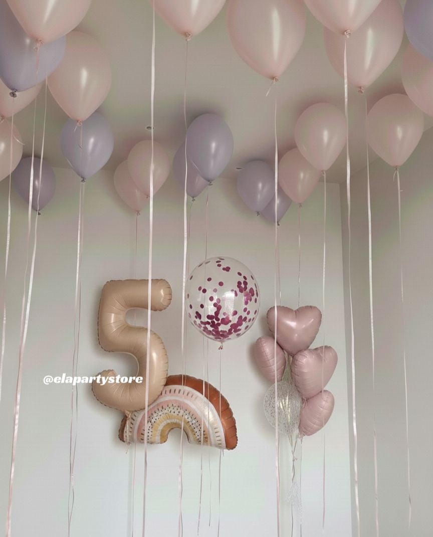 MİNİMALİST PARTİ SETİ FOLYO BALON KONSEPT