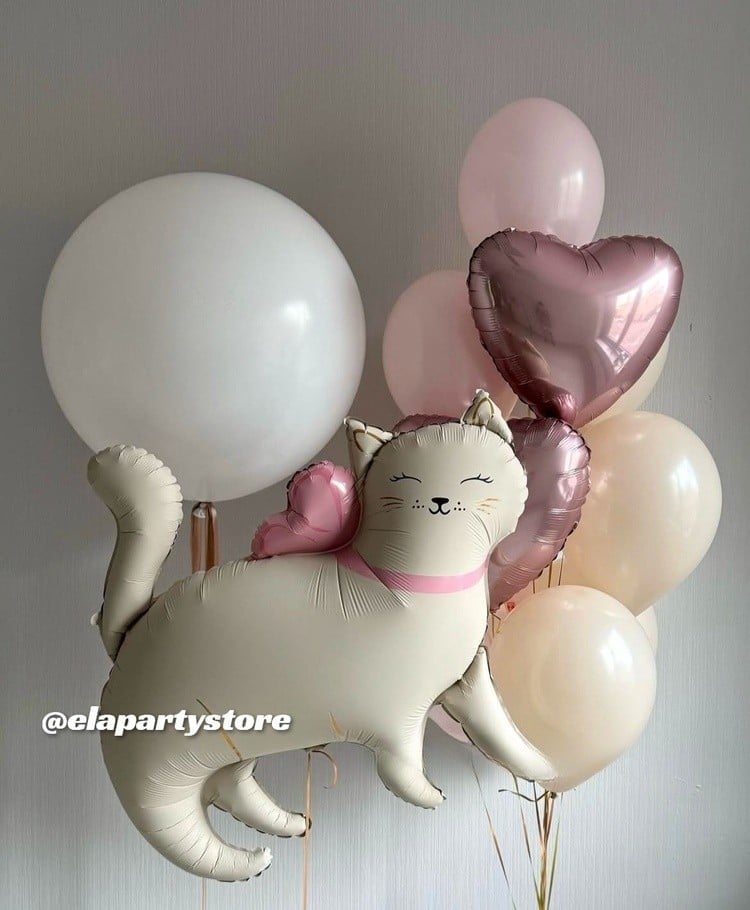 MİYAV PİNK FOLYO BALON KONSEPT