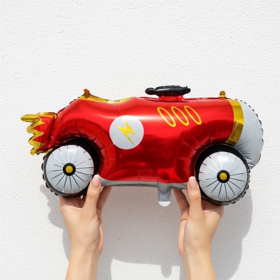 Model Kırmızı Araba Folyo Balon