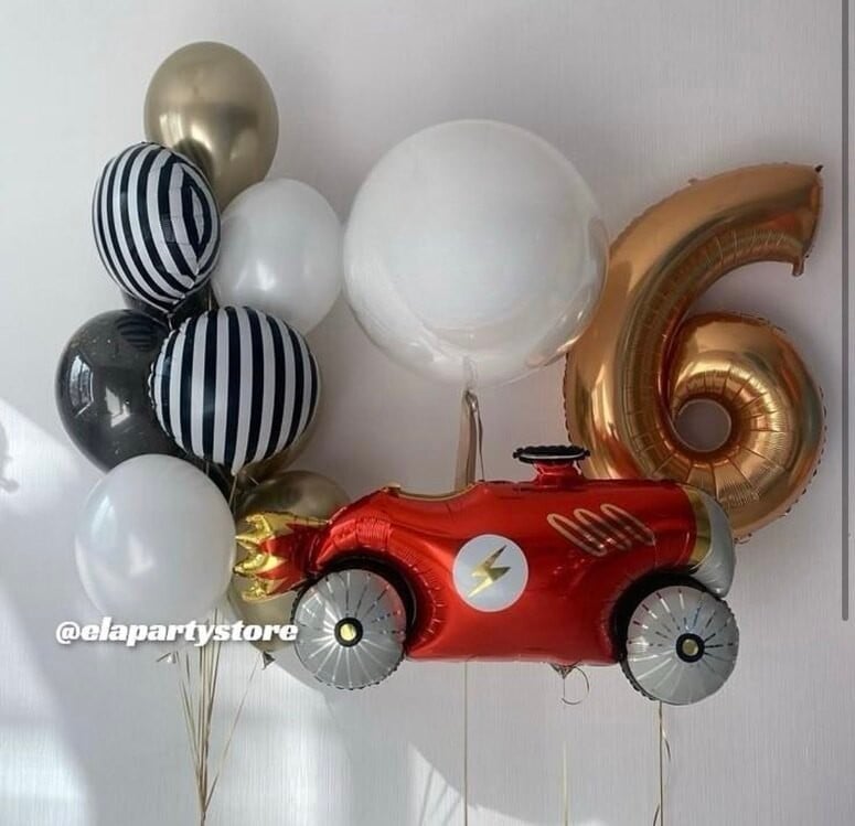 MODEL RED CAR BALON KONSEPT