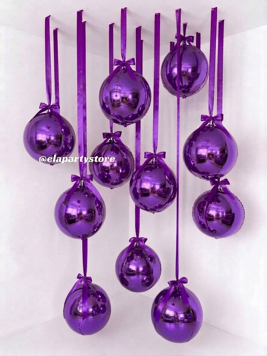MOR 4D KÜRE FOLYO BALON SARKIT KONSEPT