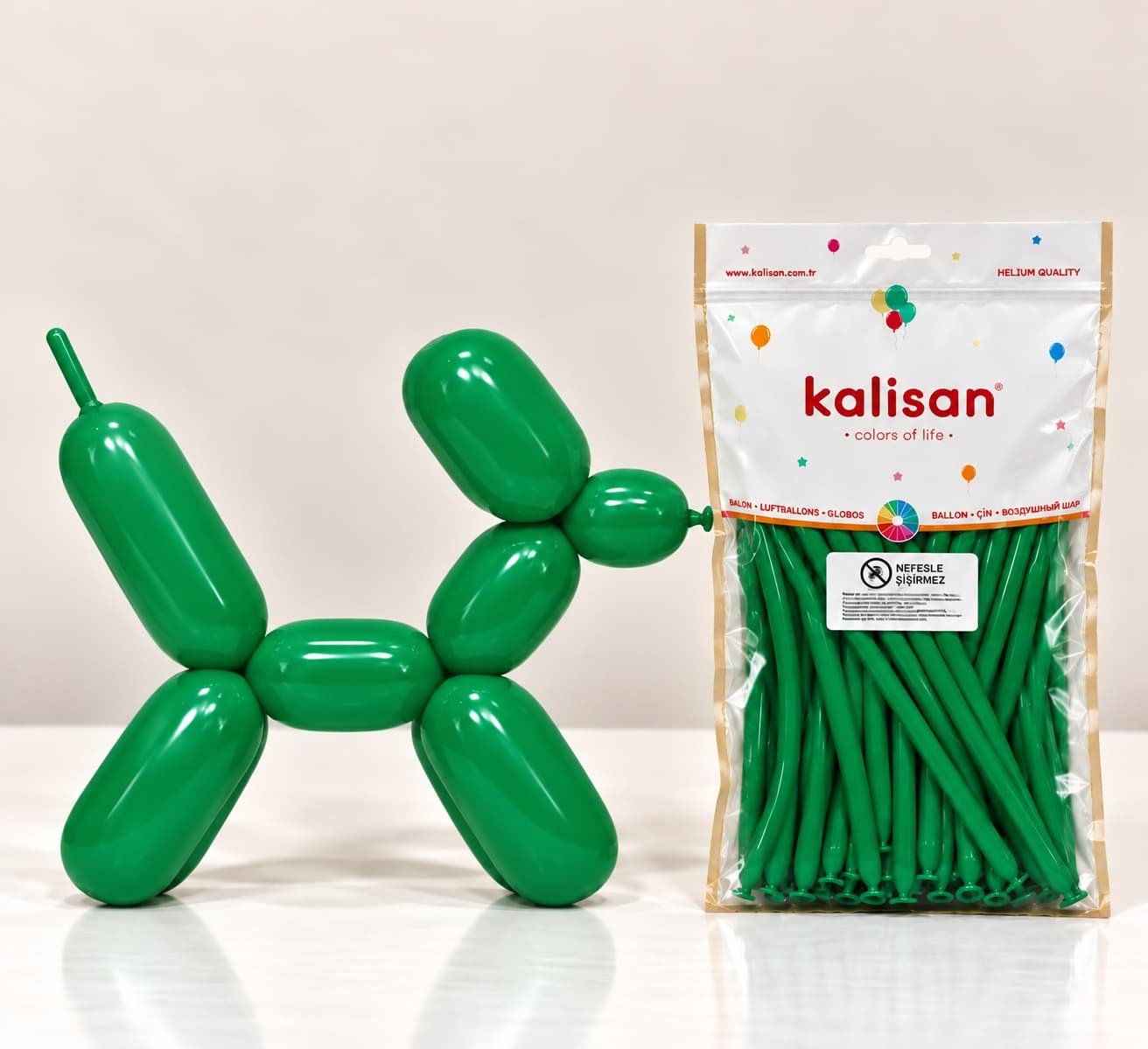 Pastel Yeşil Balon (5 Adet)
