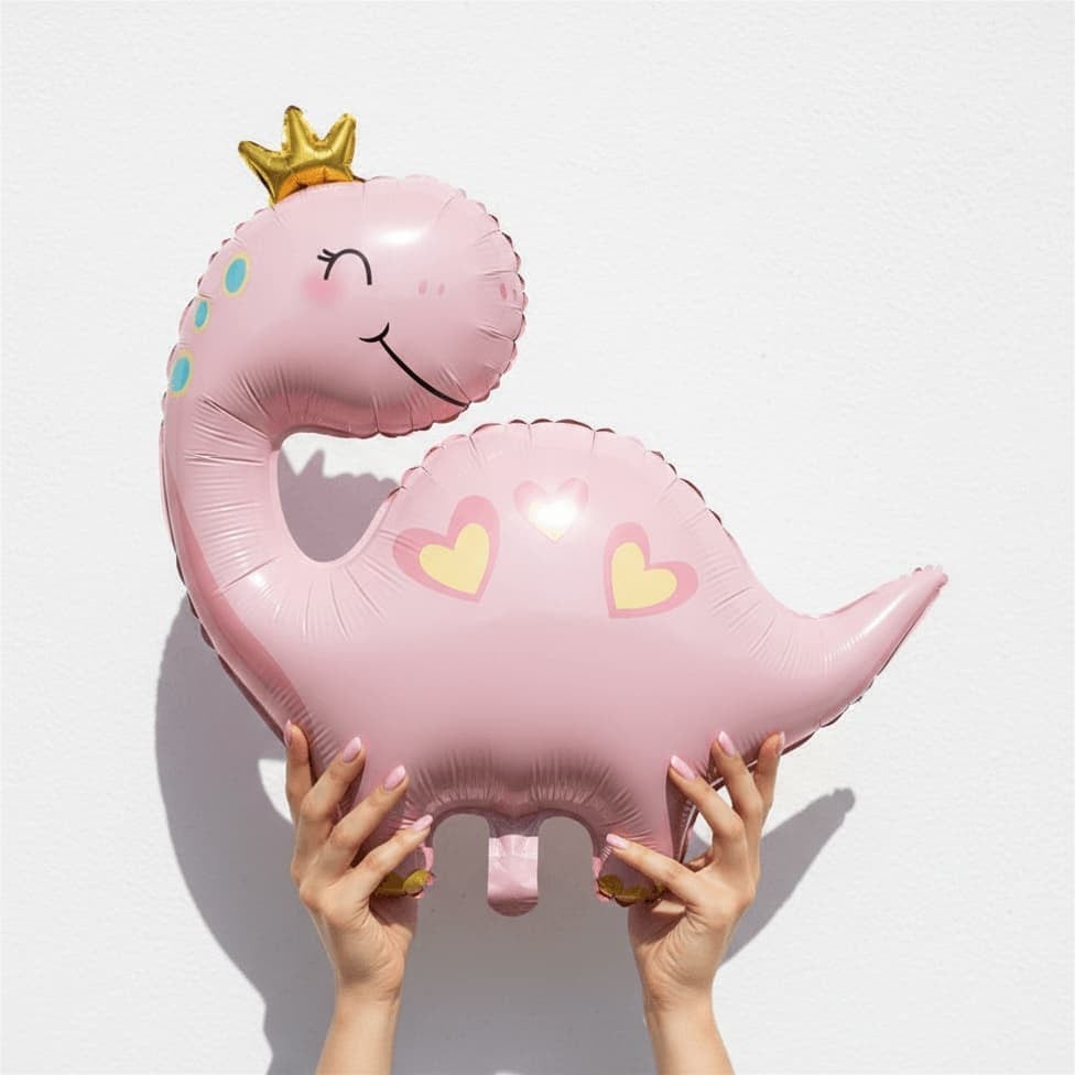 Pembe Dinazor Folyo Balon