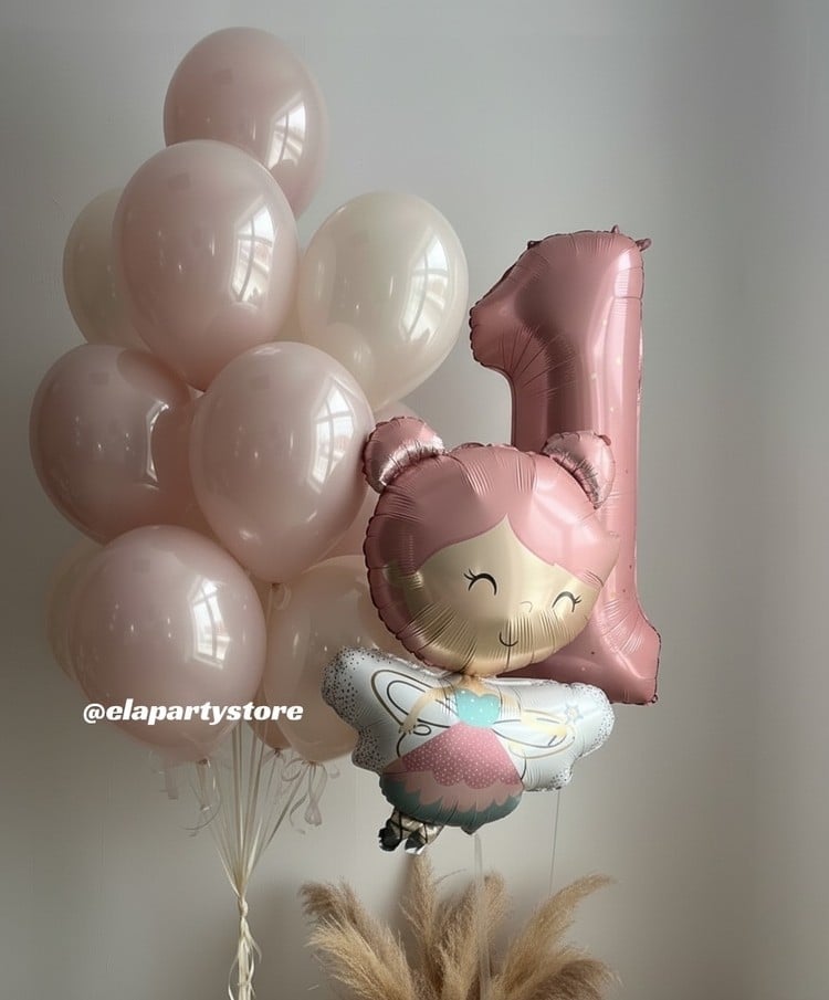 PEMBE PERİ RÜYASI FOLYO BALON KONSEPT