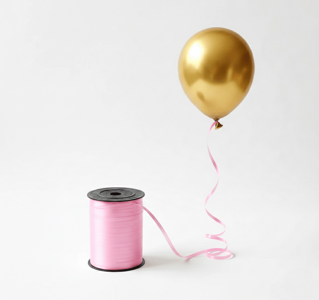 Pembe Rafya Balon İpi 200 Metre