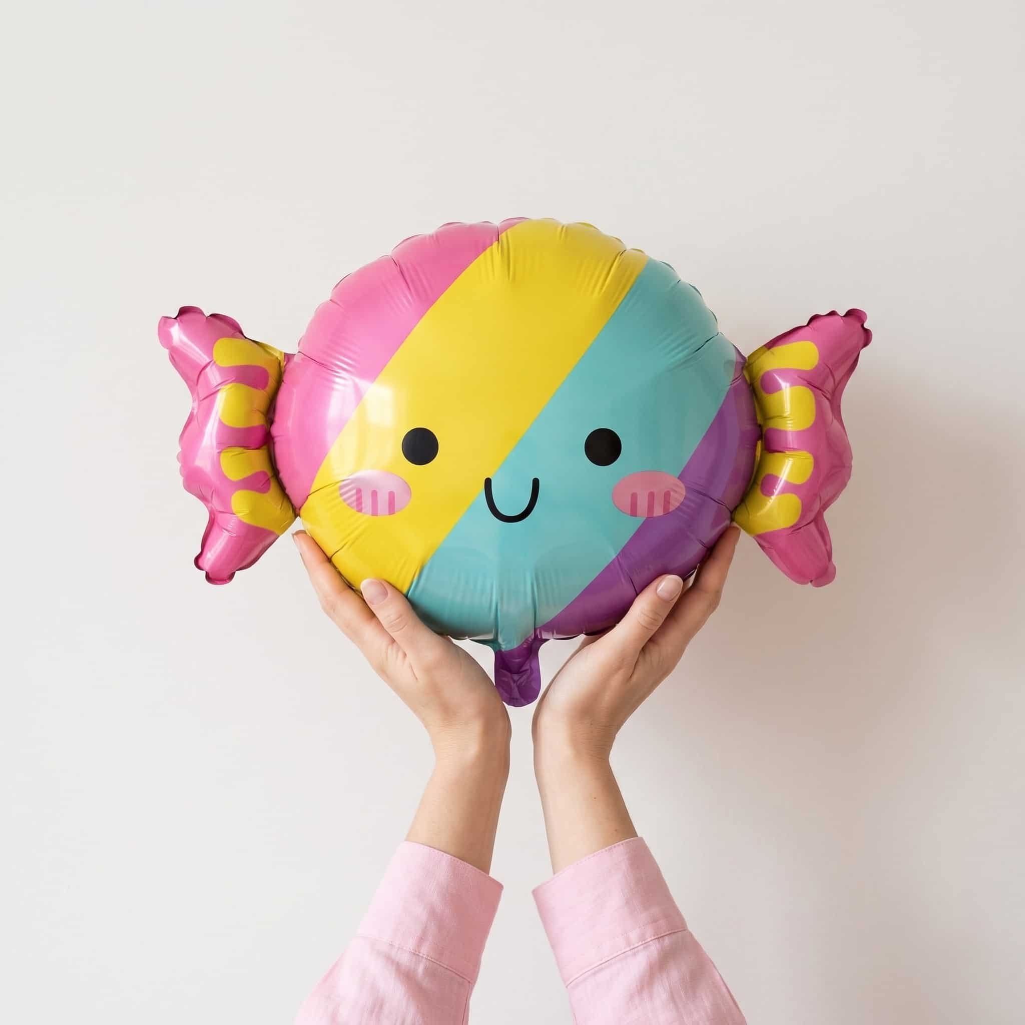 Renkli Şeker Folyo Balon