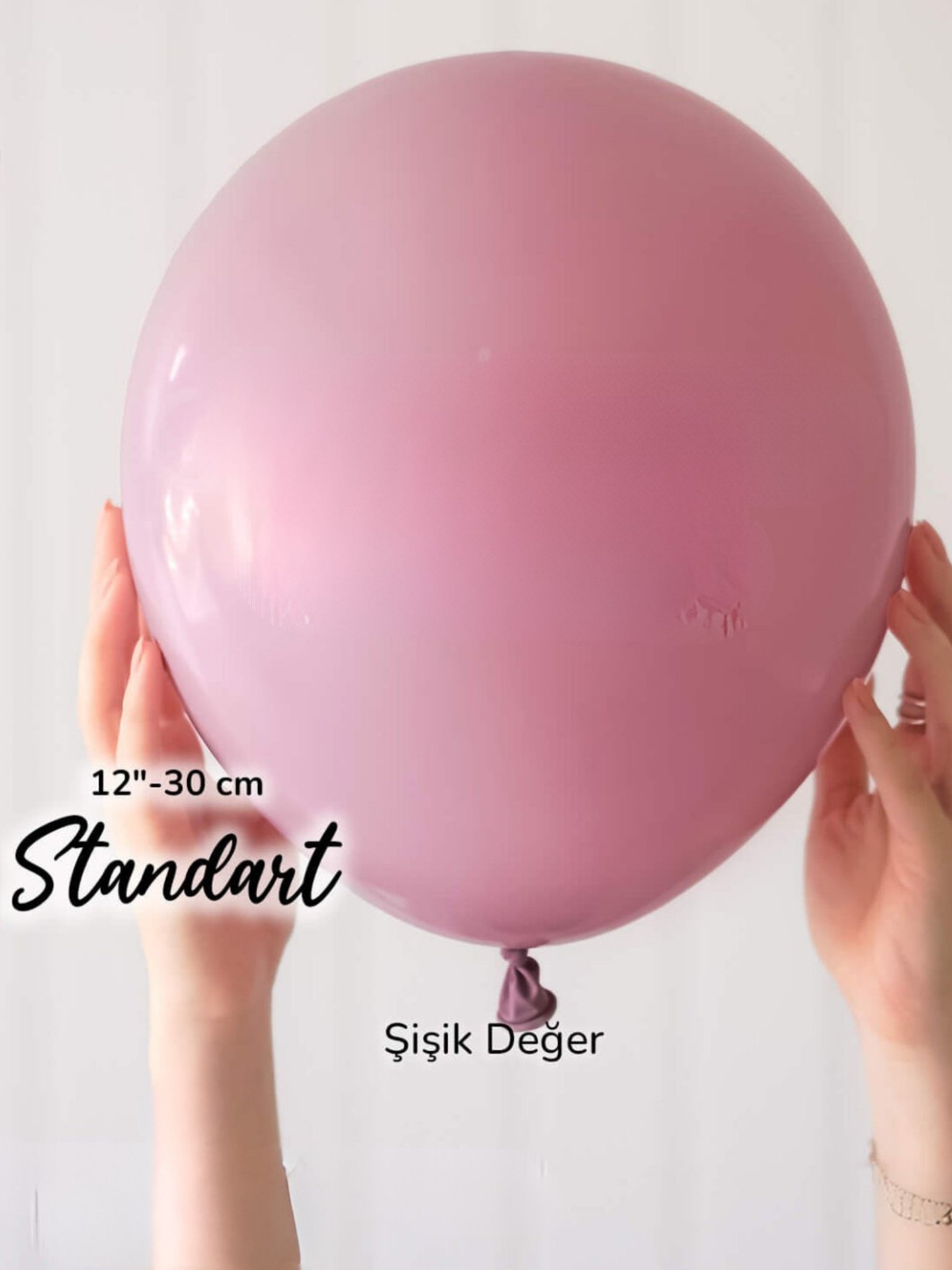 Retro Gül Kurusu Balon (10 Adet)