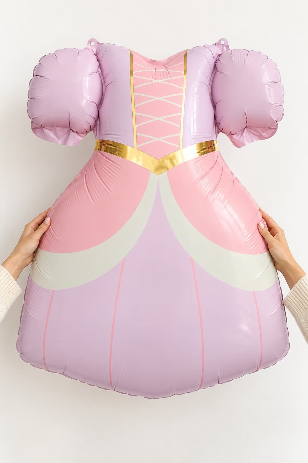 Retro Prenses Elbise Folyo Balon