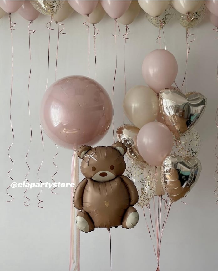 ŞAMPANYA KALP FOLYO BALON KONSEPT