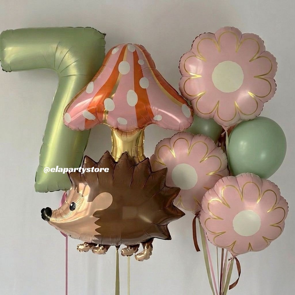SEVİMLİ KİRPİNİN BAHÇESİ FOLYO BALON KONSEPT
