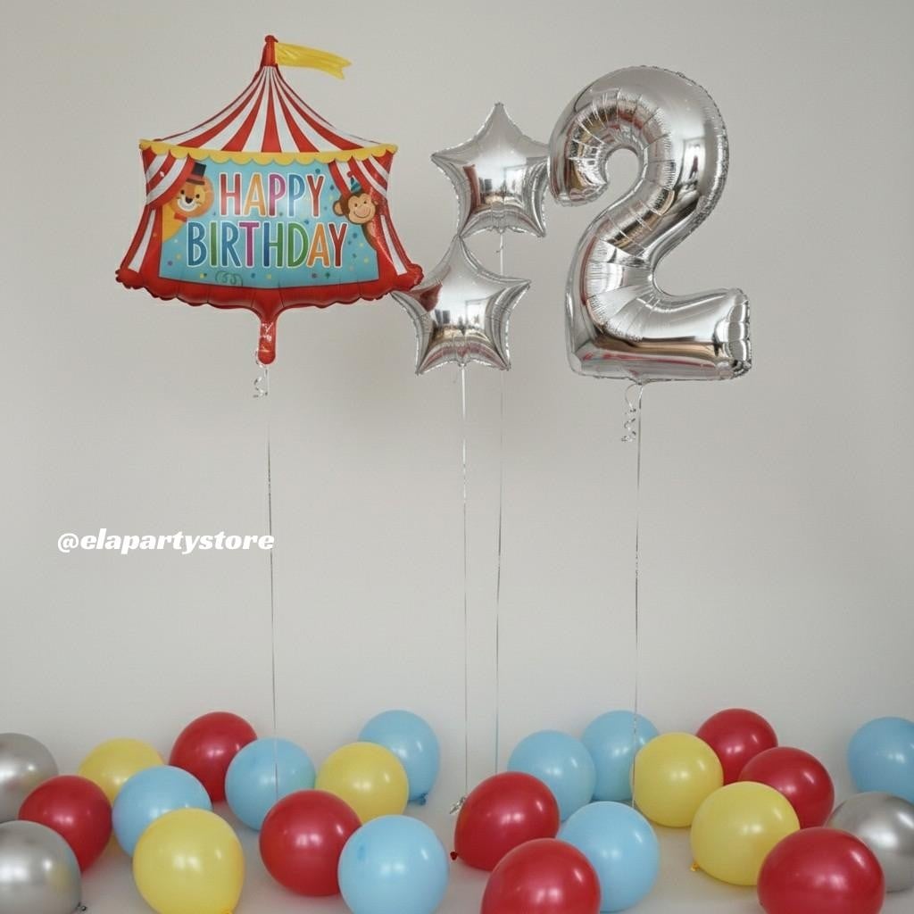 SİRK YILDIZI FOLYO BALON KONSEPT