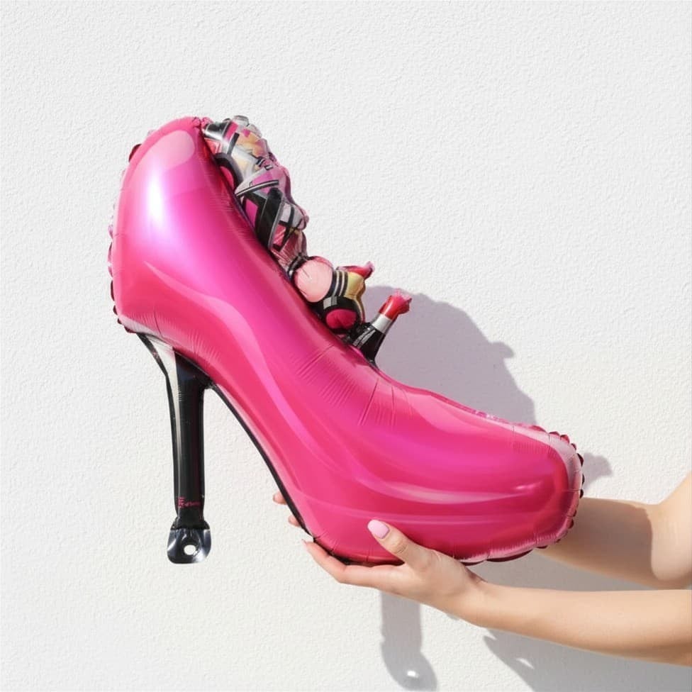 Stiletto Ayakkabı Folyo Balon