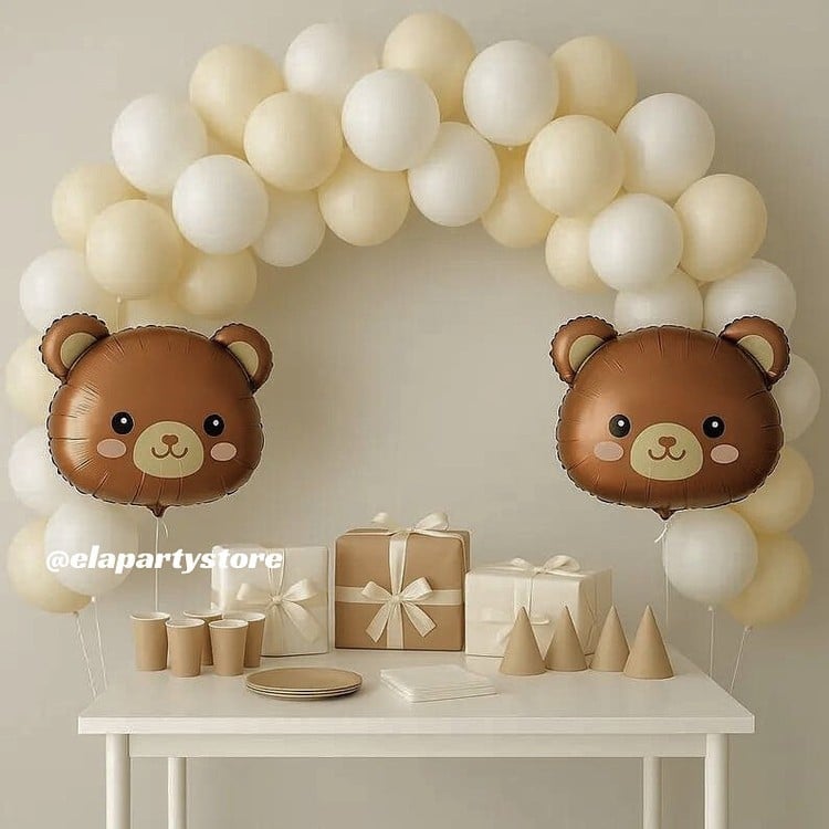 SWEET BEAR ZİNCİR BALON SETİ