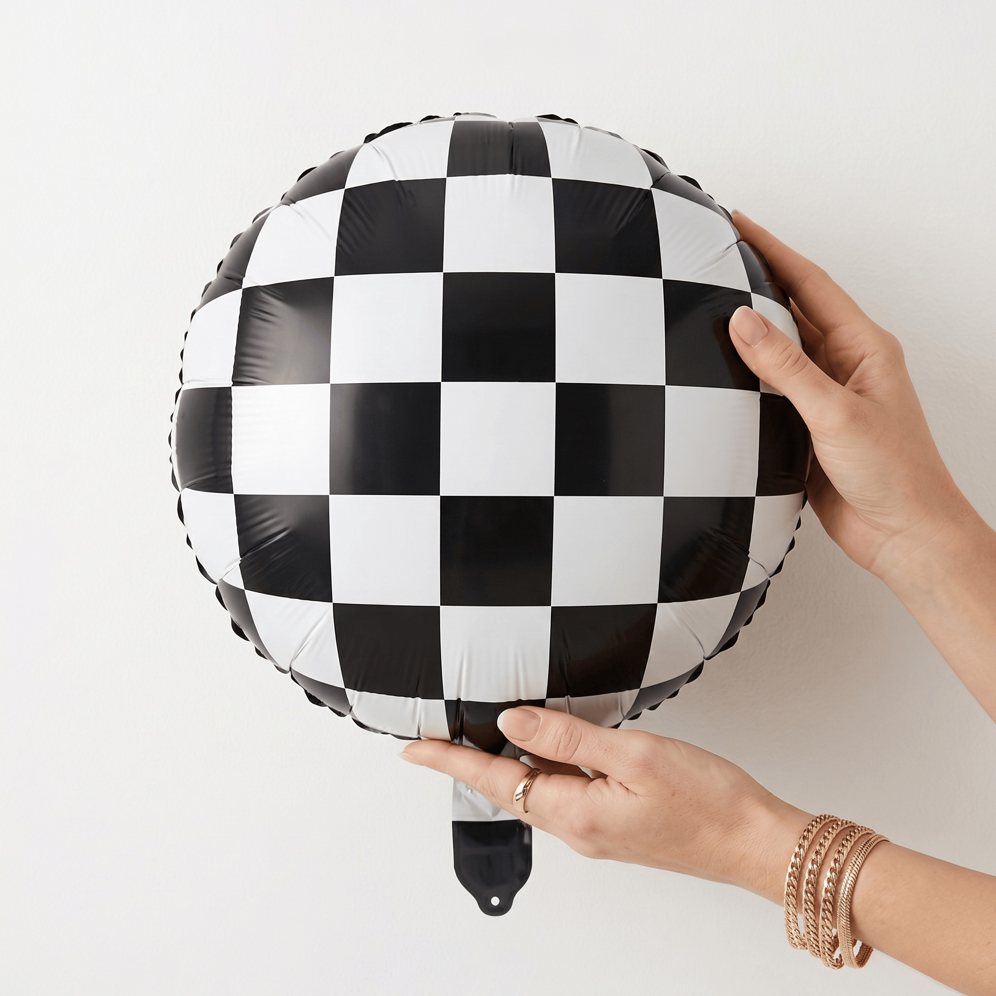 Yarış Damalı Folyo Balon