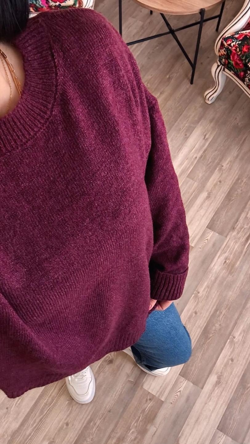 Bordo Oversize Kazak