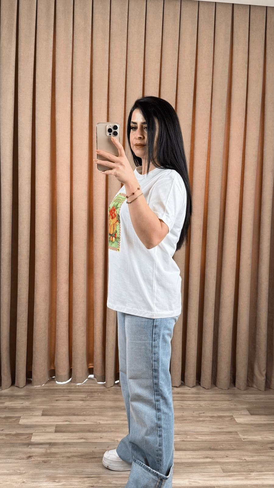 Sepetli T -shirt