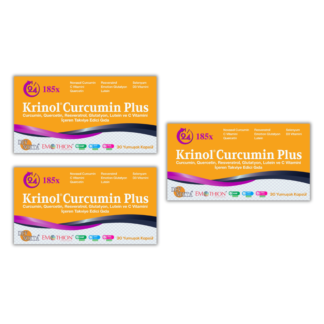 Krinol Curcumin Plus 3 Kutu