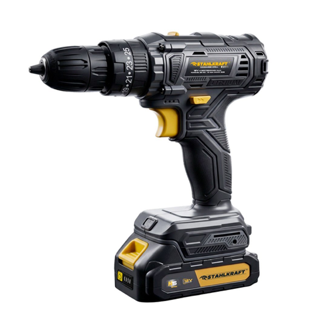 Stahlkraft H15 2103 Darbeli 12V Matkap 27 Parça Hediye