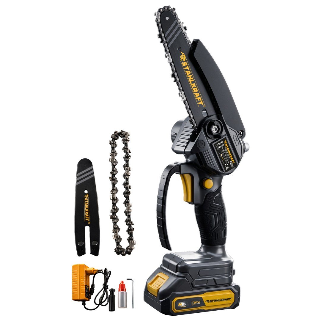 Stahlkraft H15 3510 21V Akülü Budama Testeresi Zincir + Pala Hediye