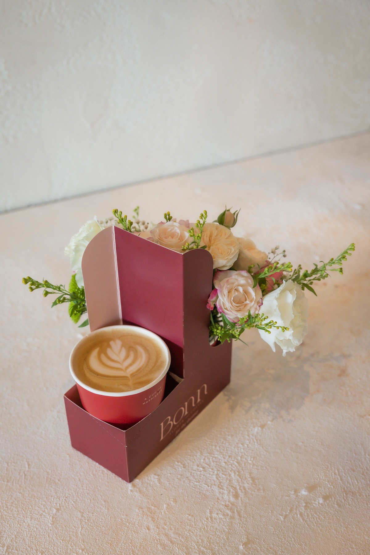 Takeaway Coffee With Flower