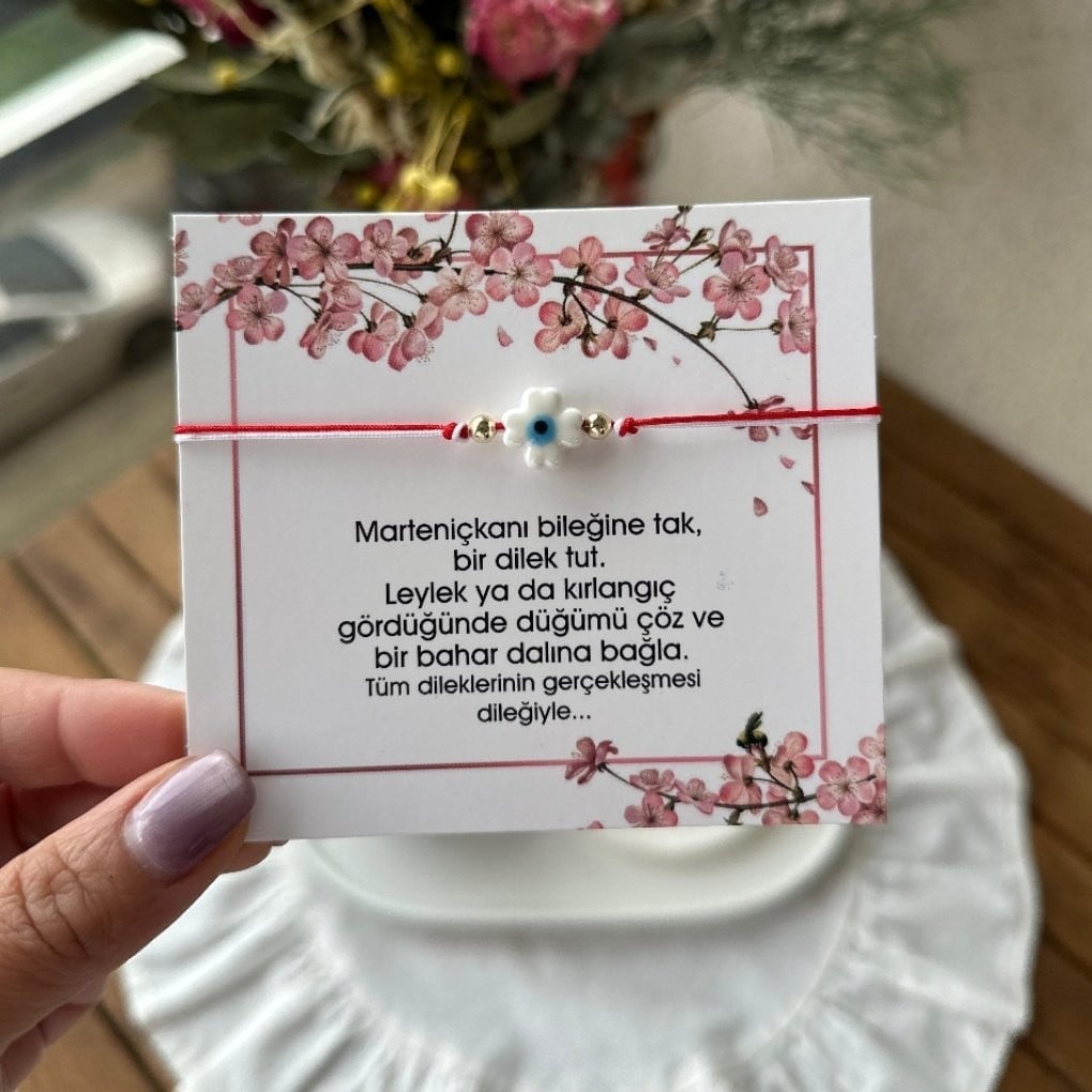 Marteniçka Papatya Murano Bileklik