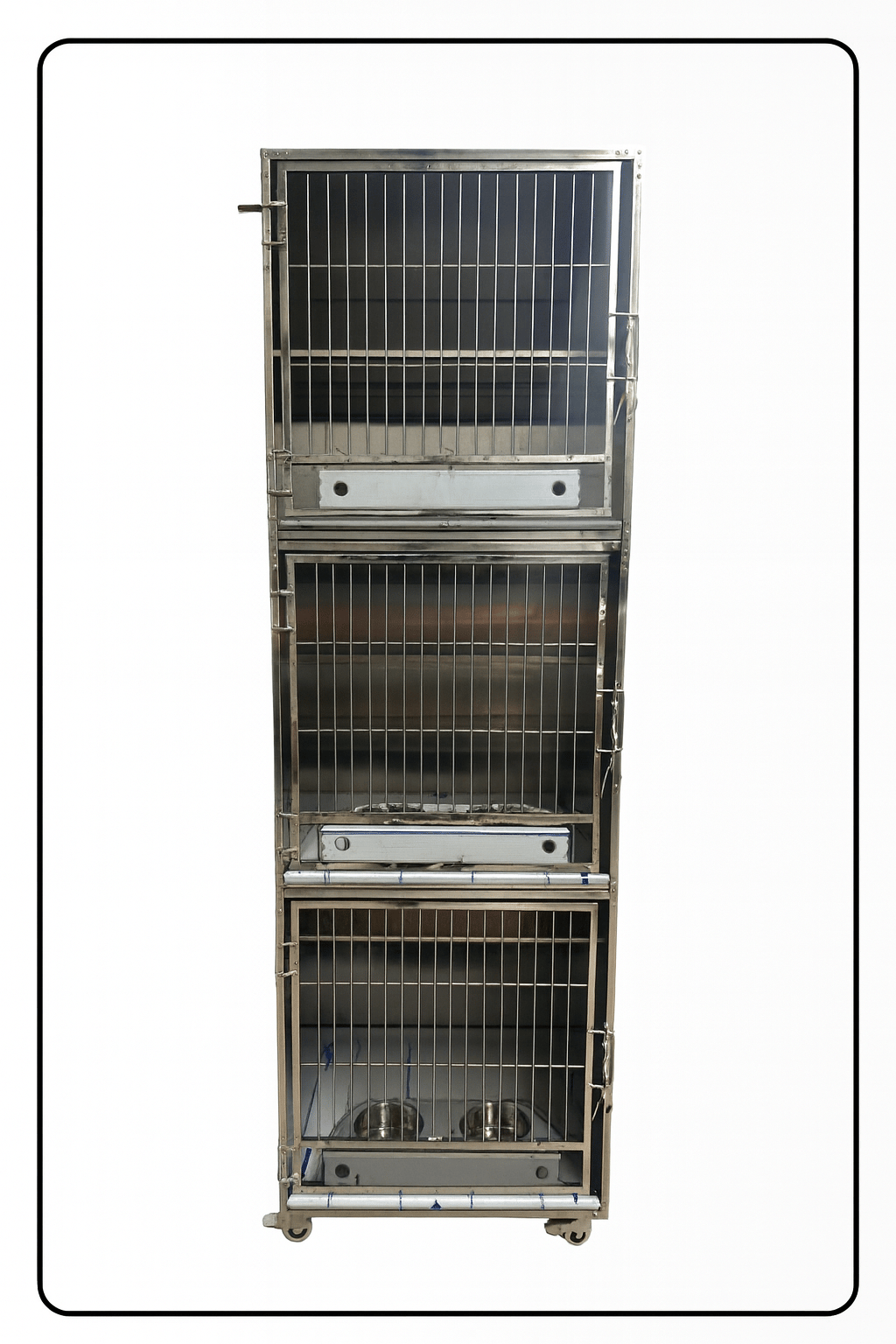 Krom Blok Eco Kedi Kafesi