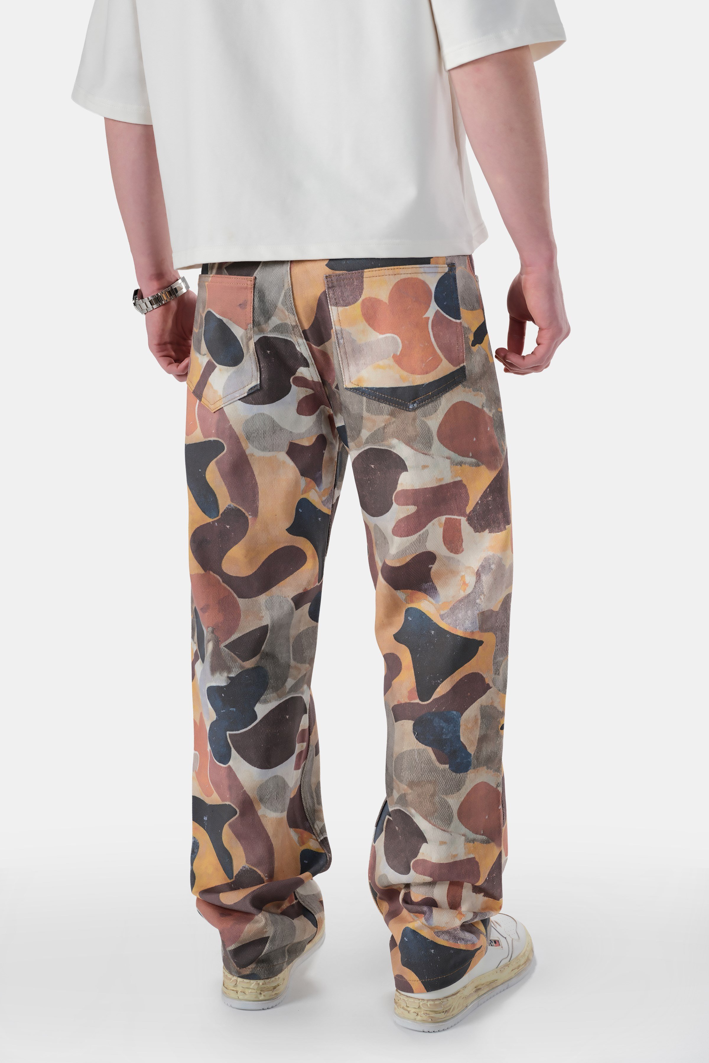 Kamuflaj Baggy Fit Jean