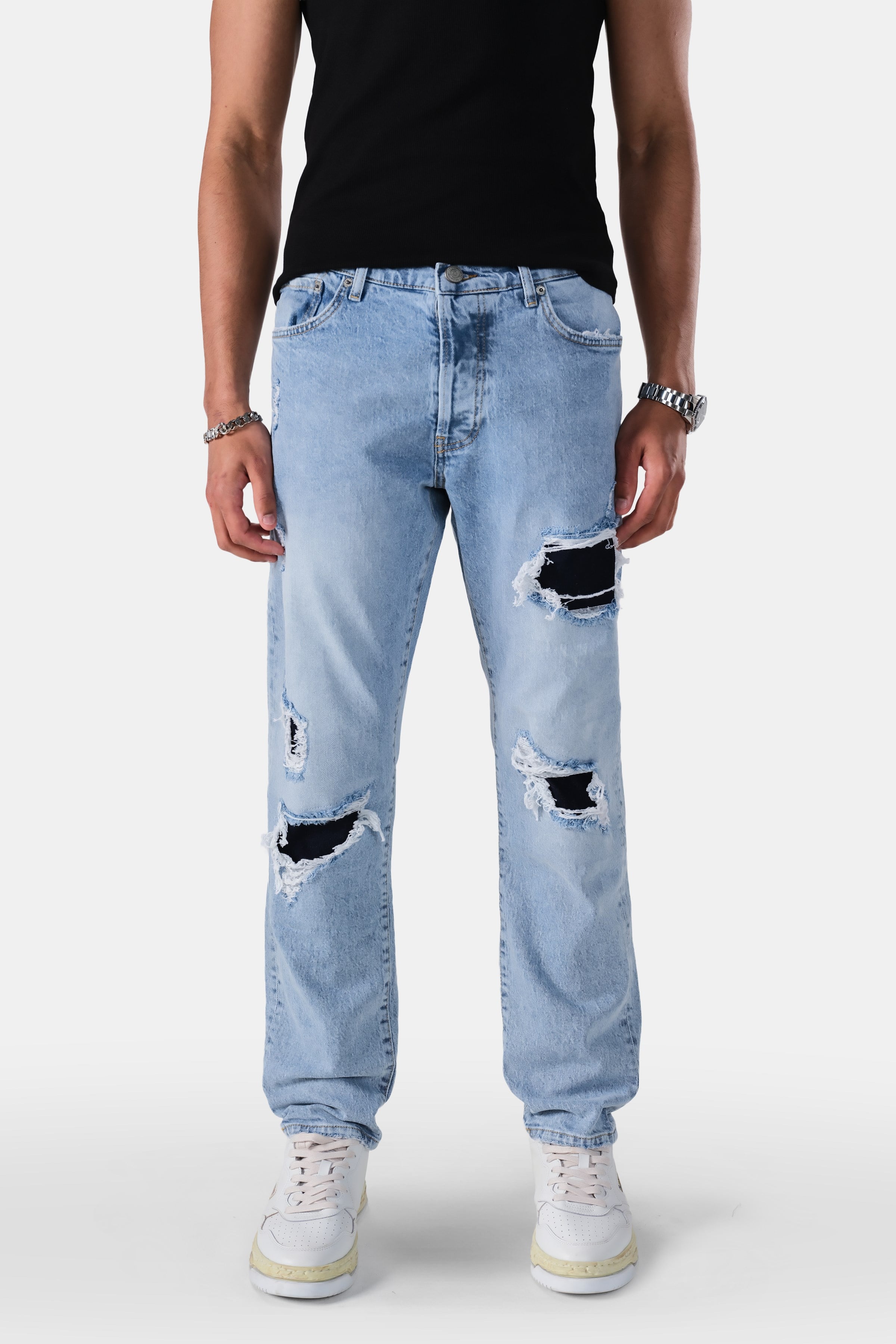 Yırtık Detaylı Regular Fit Jean