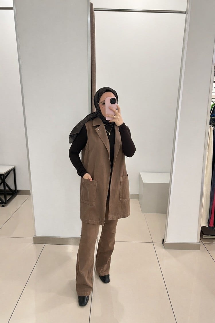 Esnek İspanyol Paça Pantolon