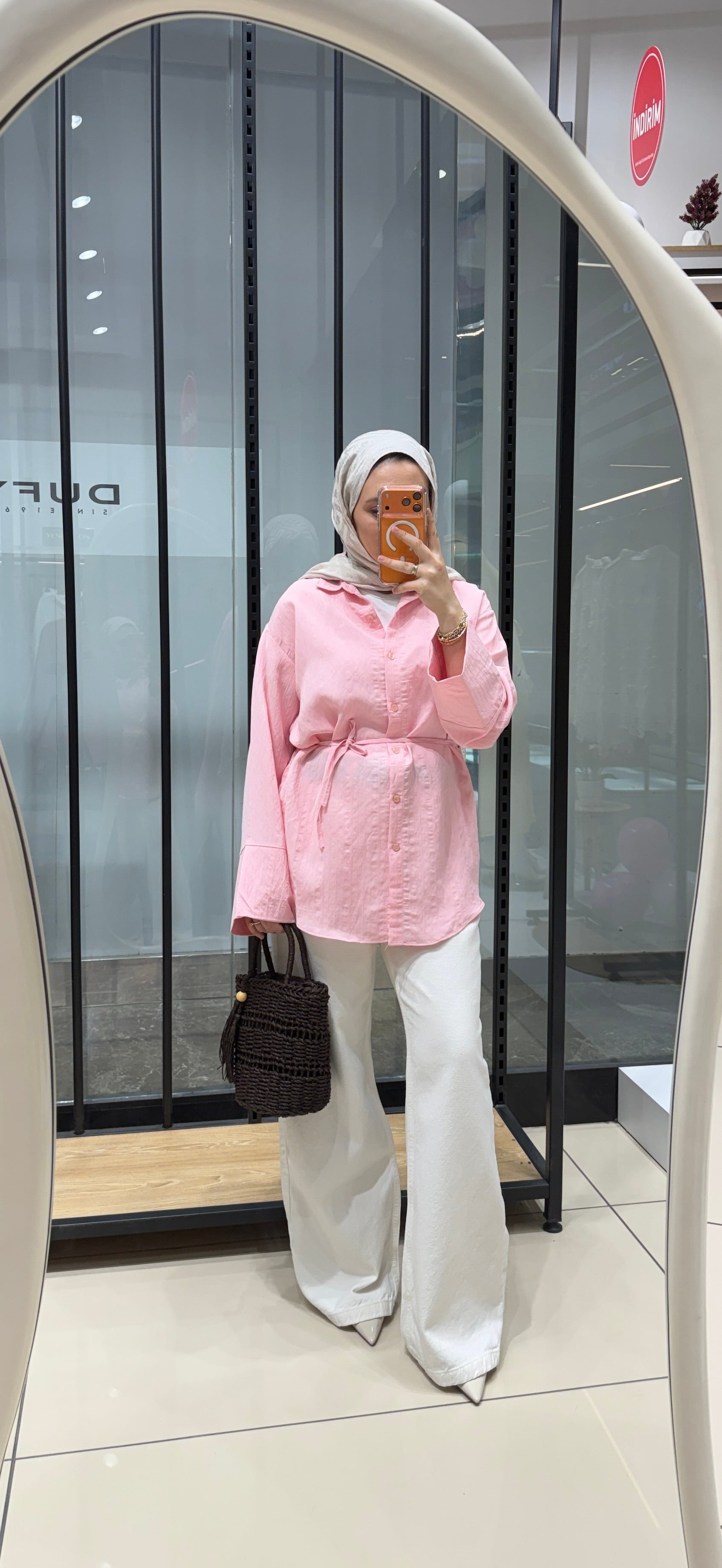 LAVİN BAĞLAMALI TUNİK - PEMBE