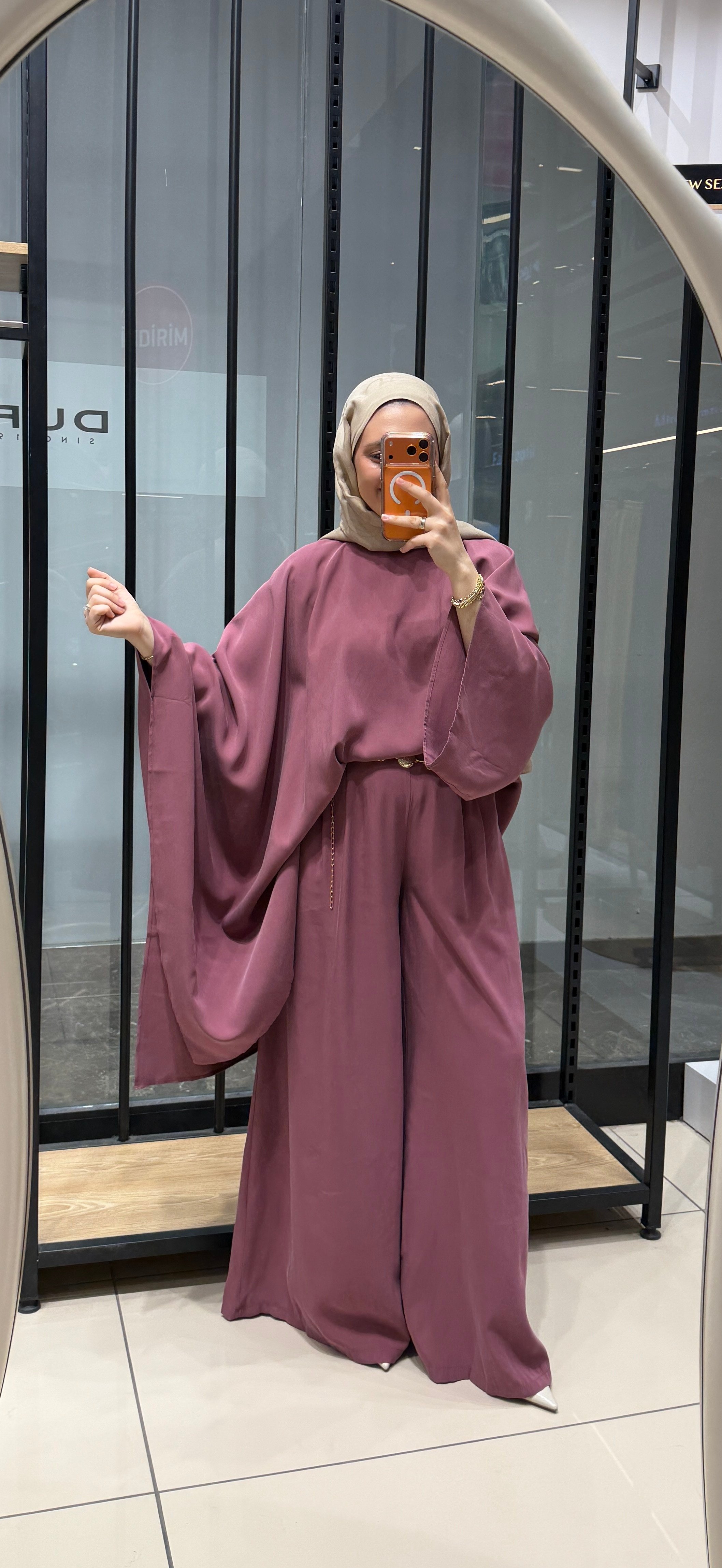 RÜYA PELERİNLİ TAKIM -  GÜL 