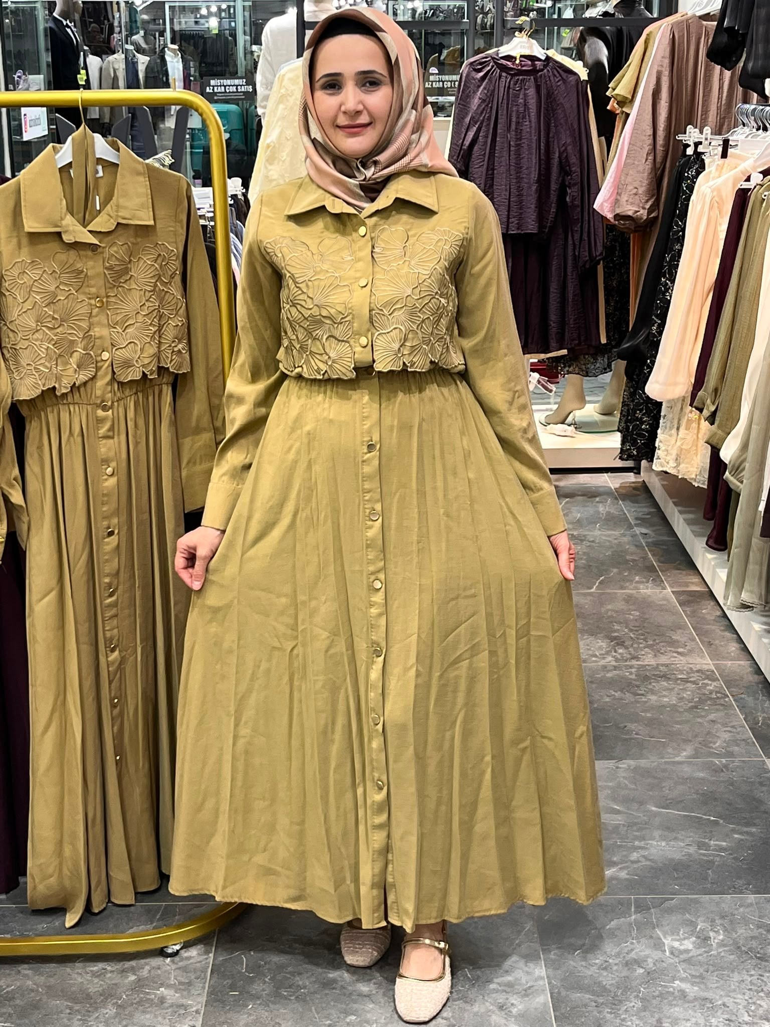 Nakışlı Elbise 26Y-3130