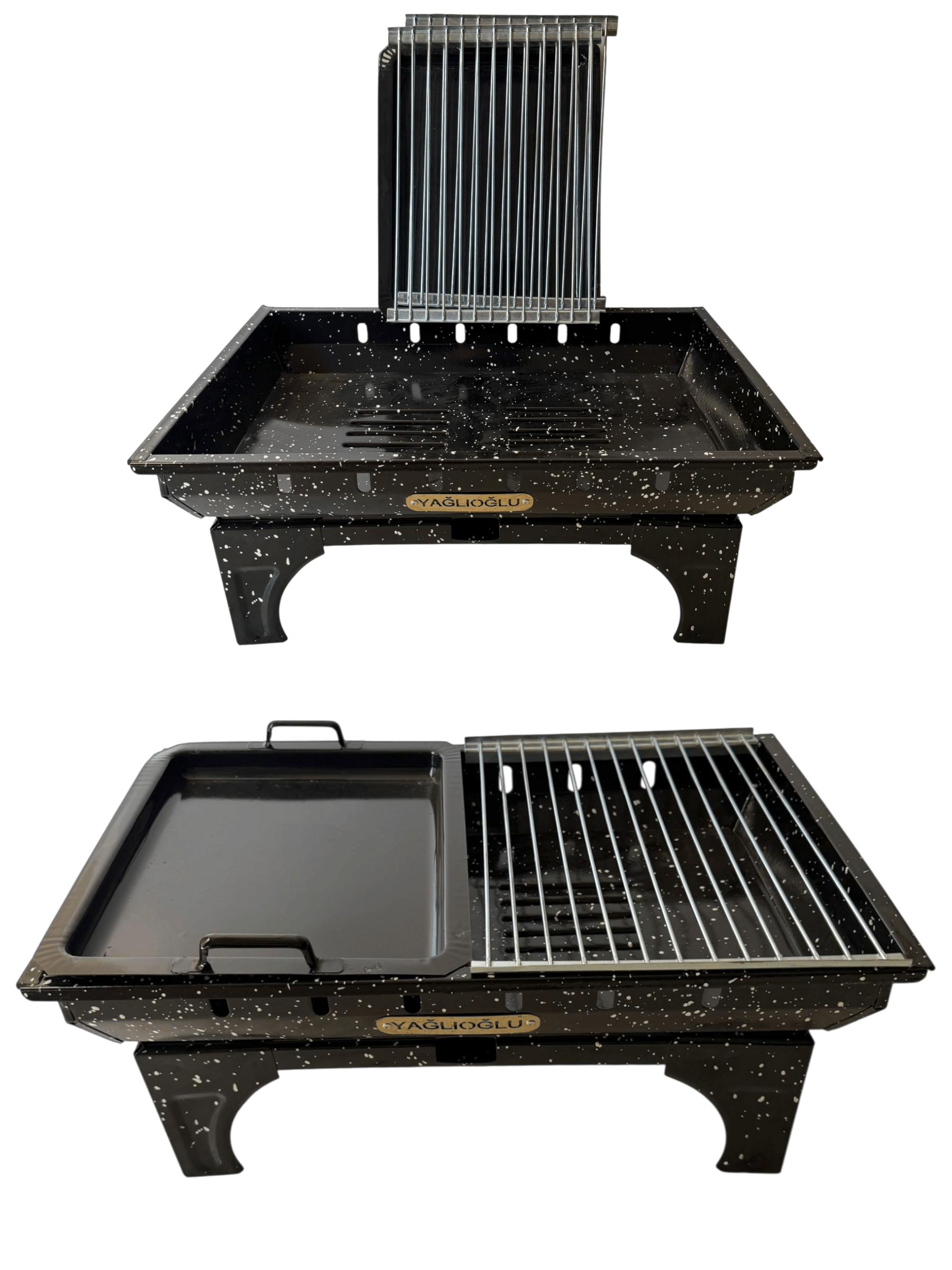 3.No Kömürlü Emaye Mangal (Model-3)