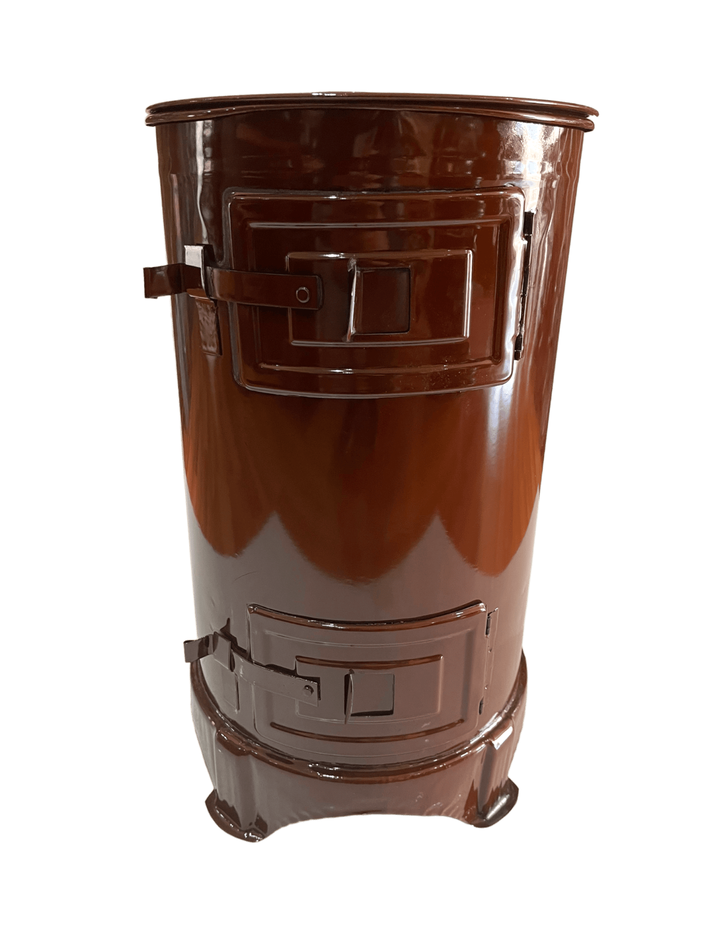 KÖMÜRLÜ ÇİN SOBASI İZGARALİ (ÇİFT KAT EMAYE)
