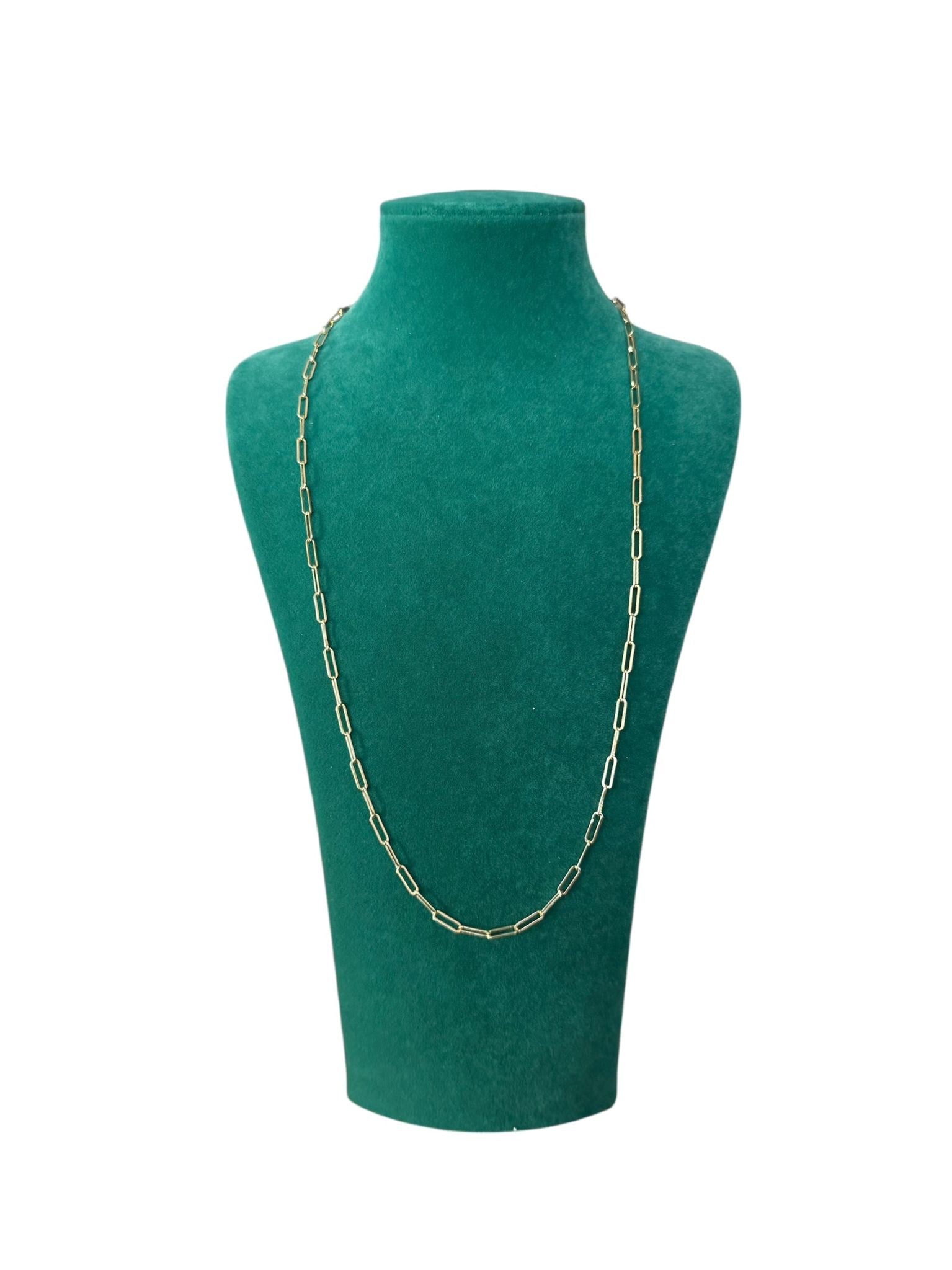 14K Gold Basic Ataç VIP Kolye (60 CM)