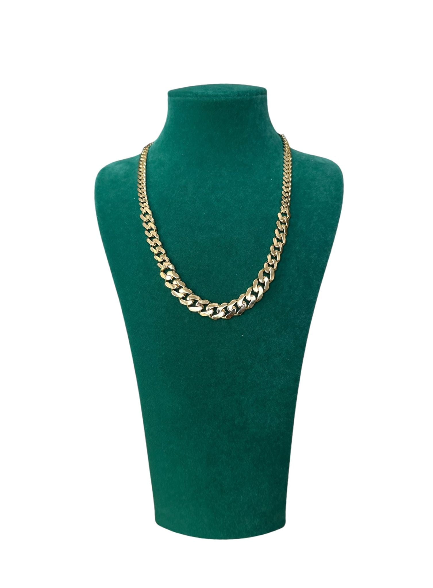 14K Gold Renk İnceden Kalına Zincir Basic Gurmet VIP Kolye (40+3 CM)
