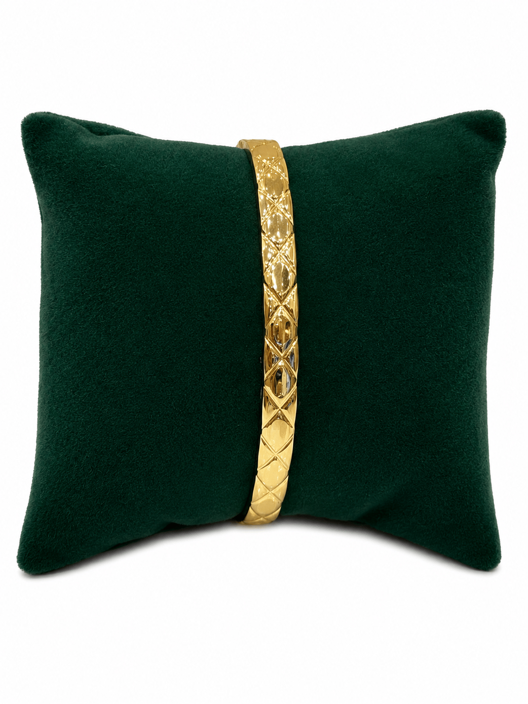14K Gold Renk Yılan Desenli VIP Kelepçe Bileklik (19 cm)