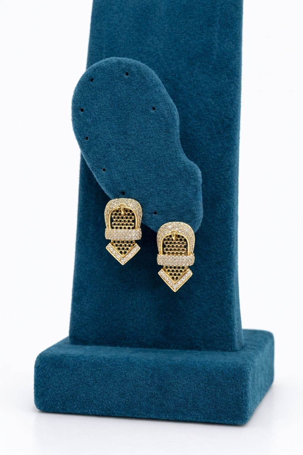 VIP Ottoman Desen Gold Küpe